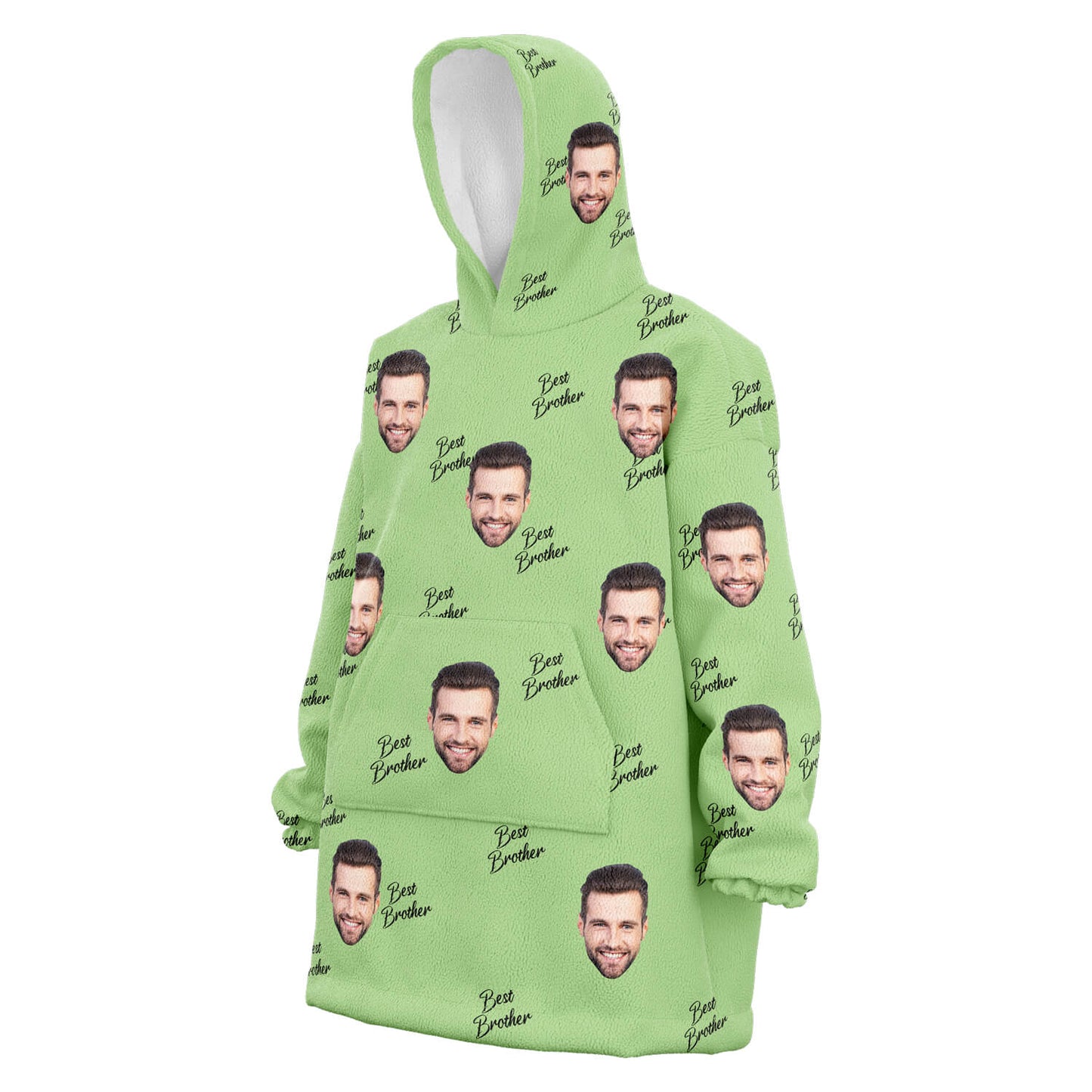 Custom Best Brother Hoodie green