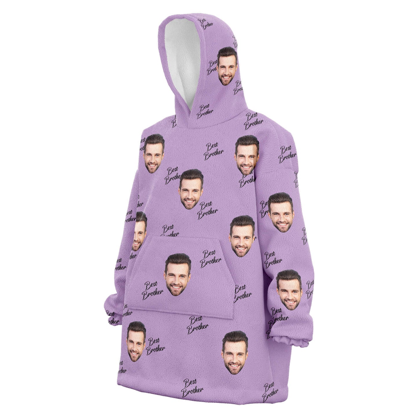 Custom Best Brother Hoodie purple