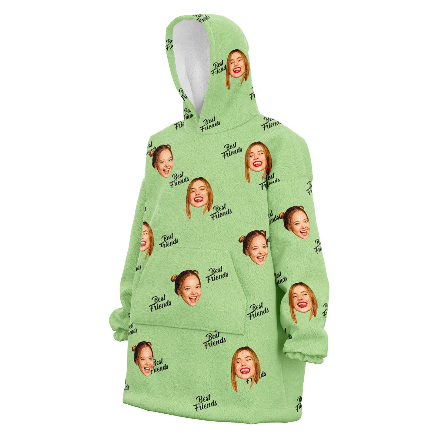 Custom Best Friends Hoodie green
