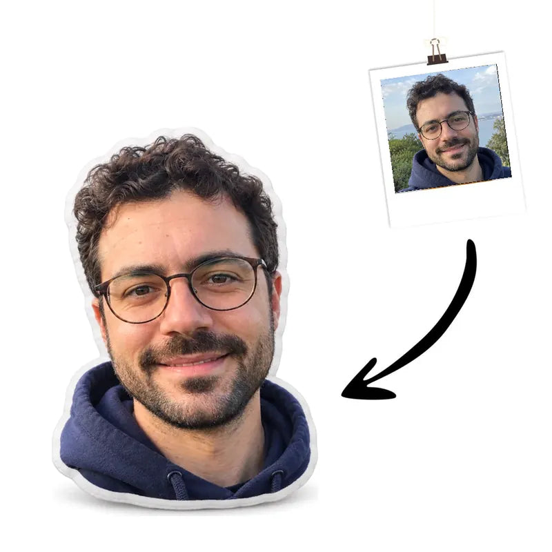 Real Photo Face Cushion