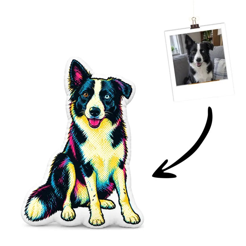 Pop Art Dog Cushion