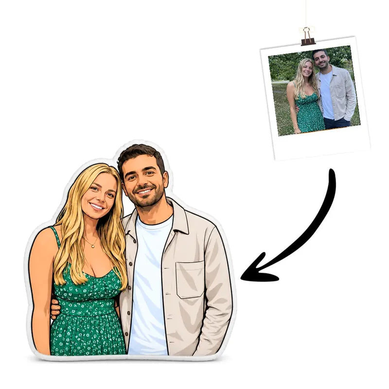 Comic Couple Cushion