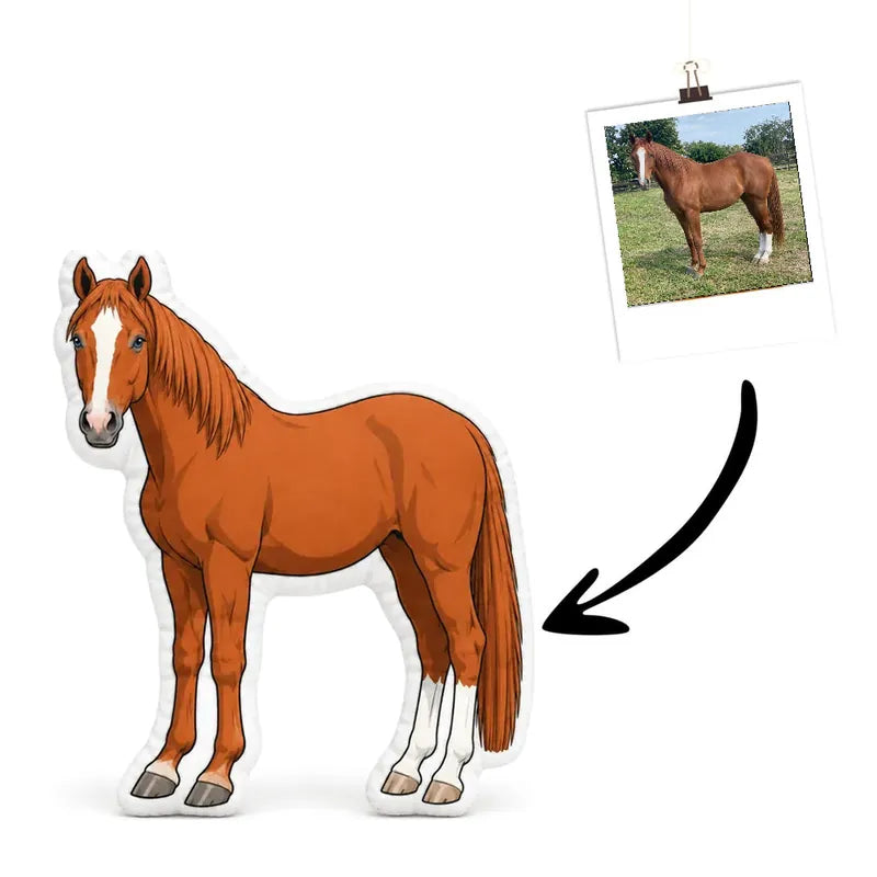Comic Horse Cushion