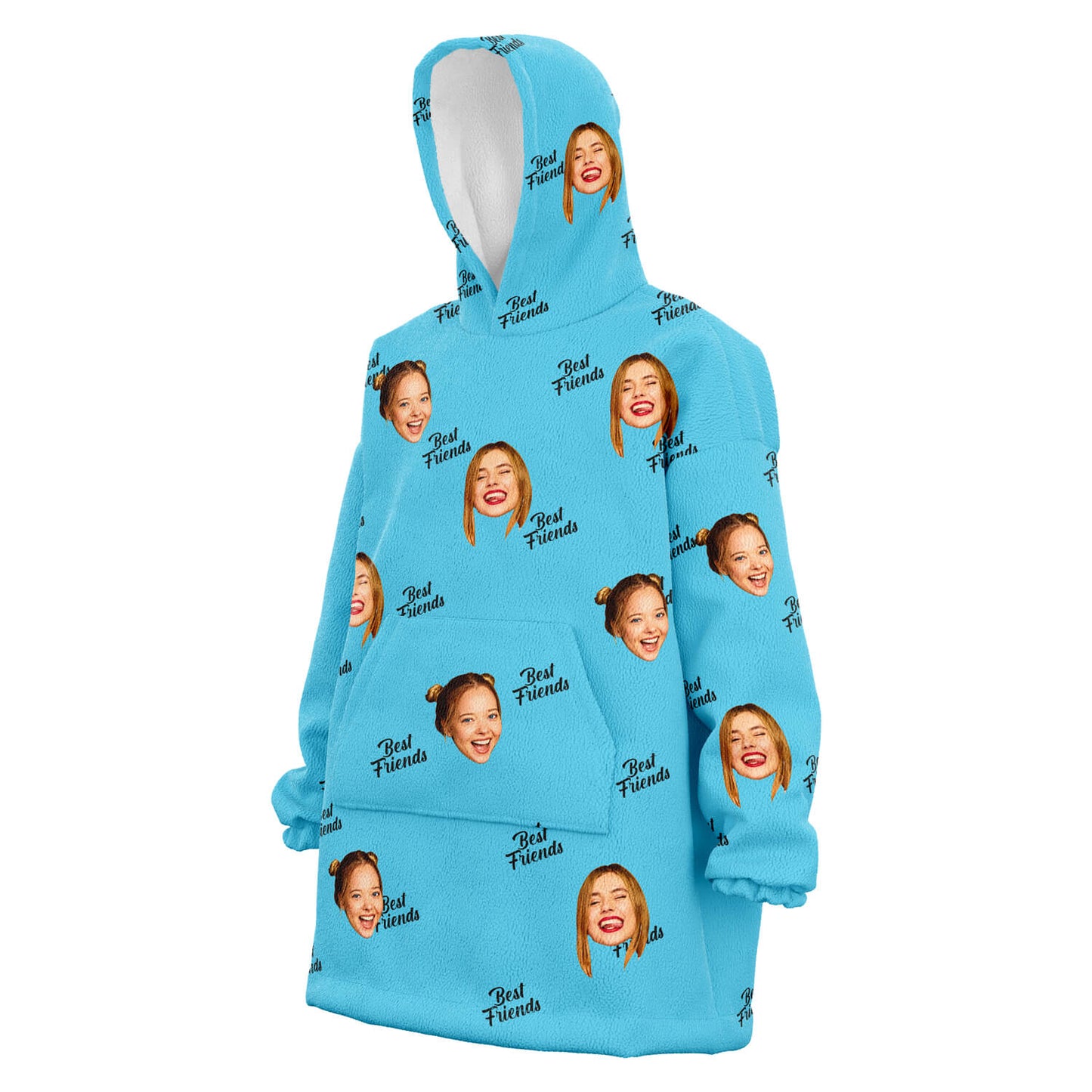 Custom Best Friends Hoodie blue