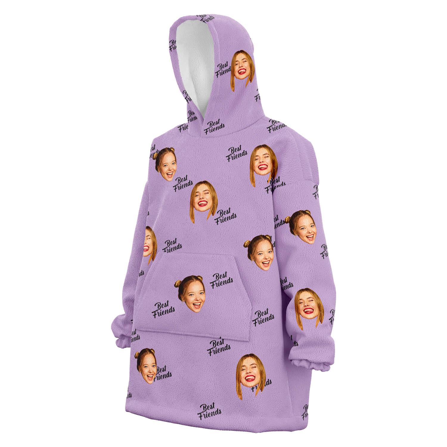 Custom Best Friends Hoodie purple