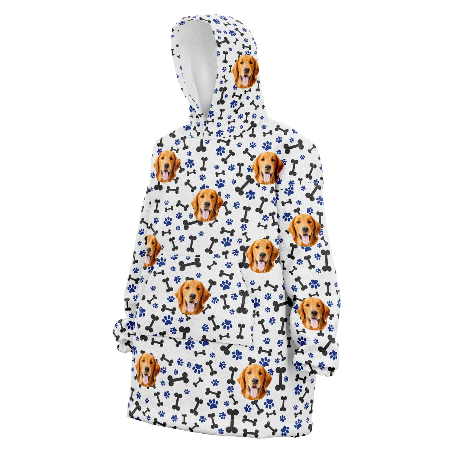 Custom Dog Hoodie white