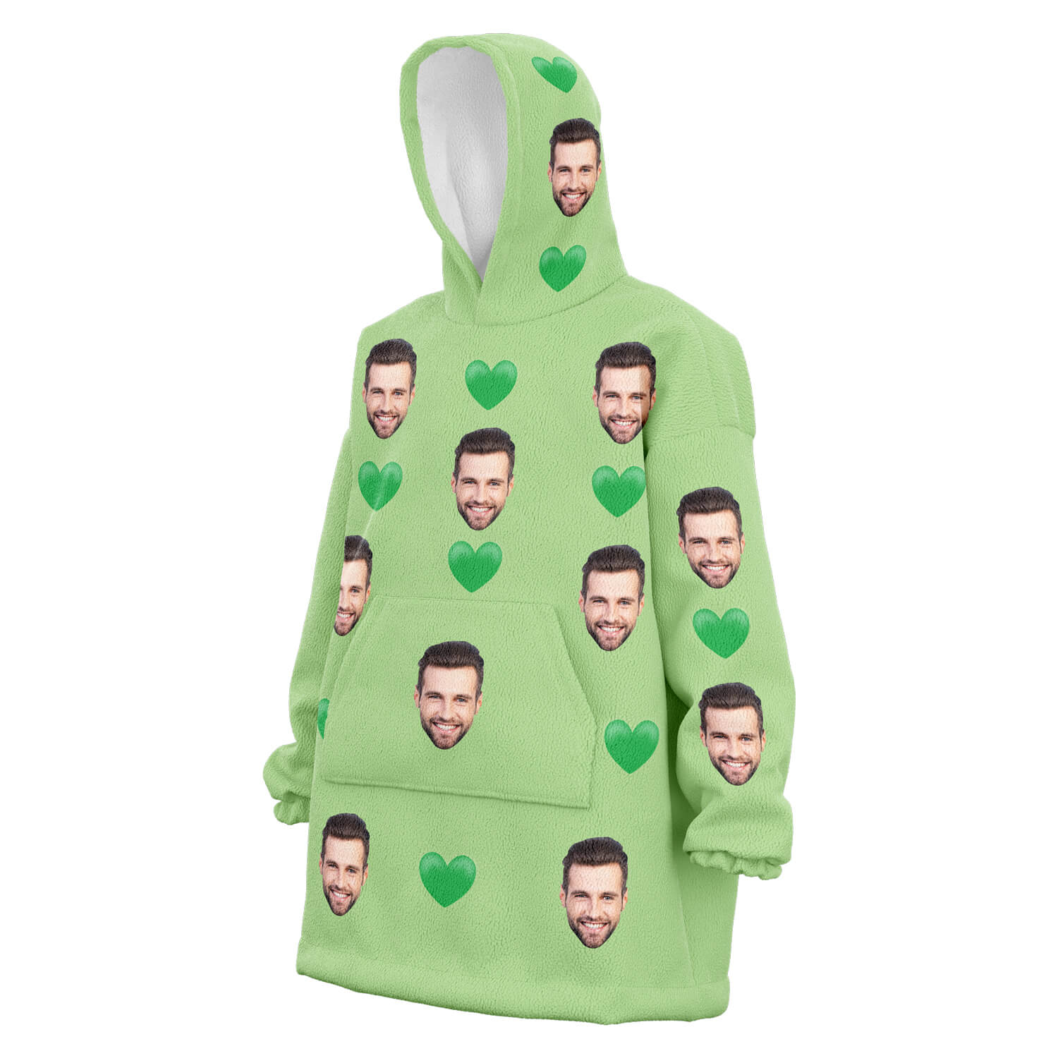 Custom Love Hoodie green