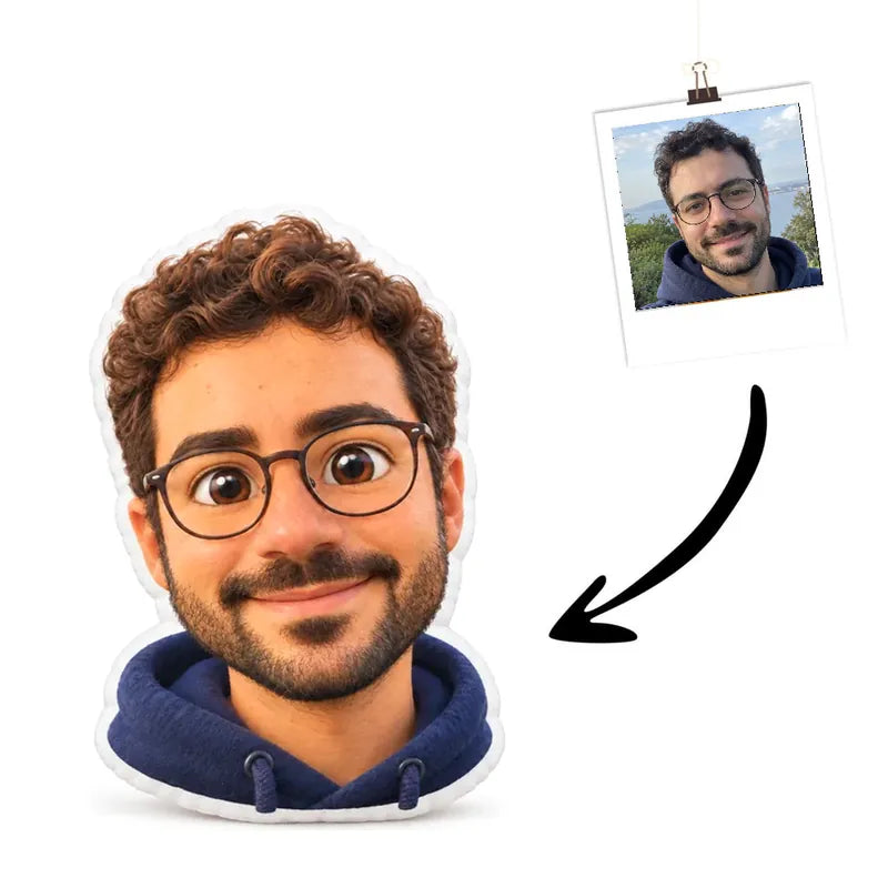 Cartoon Face Cushion