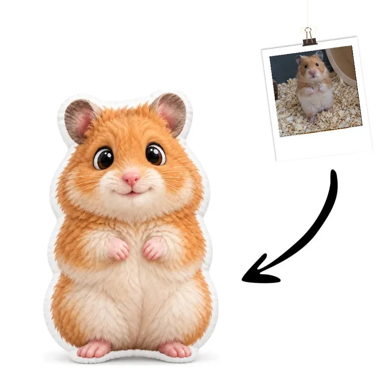Cartoon Hamster Cushion
