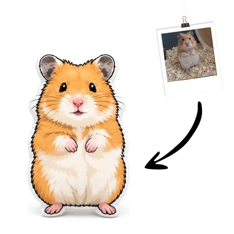 Comic Hamster Cushion