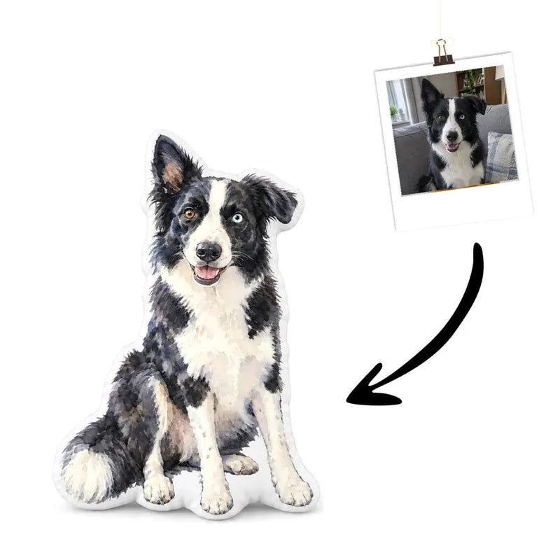 Watercolour Dog Cushion