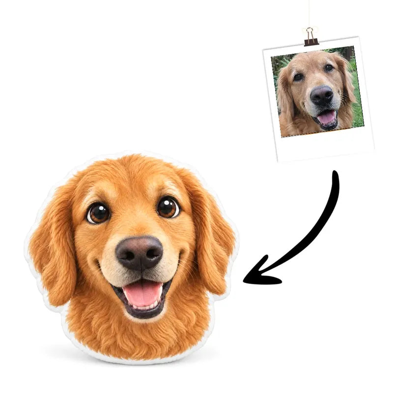 Cartoon Pet Face Cushion