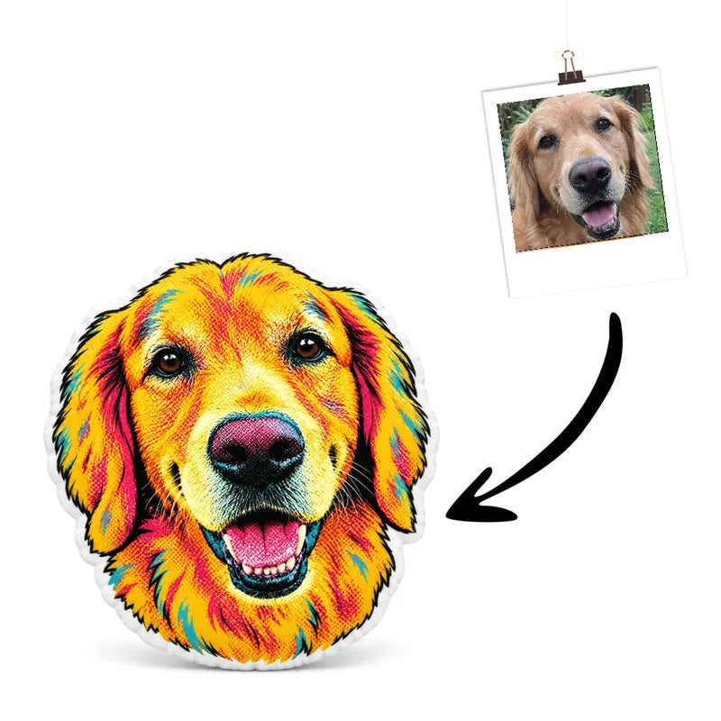 Pop Art Pet Face Cushion