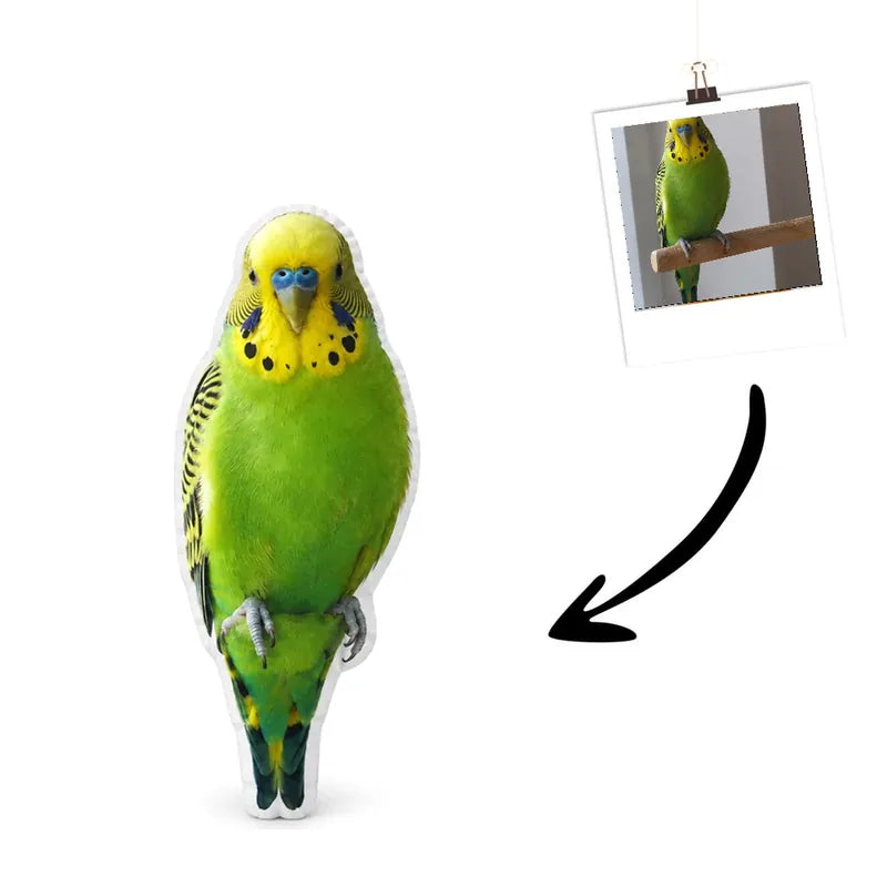 Real Photo Bird Cushion